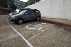 Reserved parking for Persons with Disabilities at the Nagaland Civil Secretariat Office complex